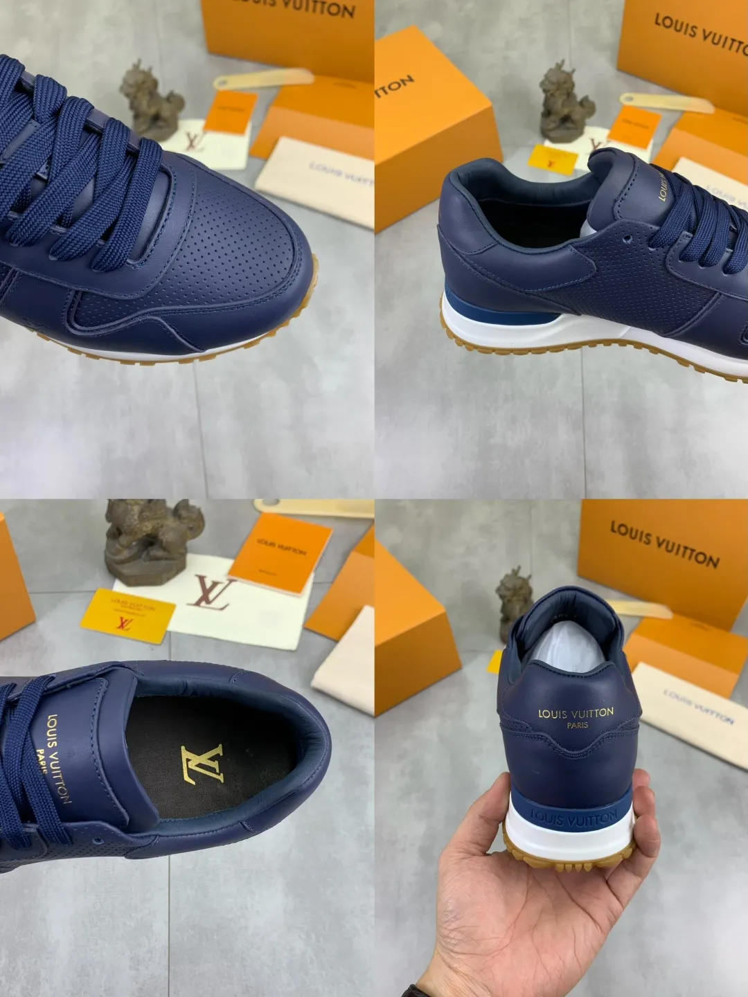 Men's men's shoes 💰P680 new style 💶 punched series [LOUIS VUITTON] (original order) new style 🍀LV Louis Vuitton * - top version of LV classic trendy shoes! Made of imported original cowhide and water-dyed cowhide lining. The latest original wear-resistant rubber combination outsole! High quality products! Multiple colors available, code number: 39-45 (38 46 customized)